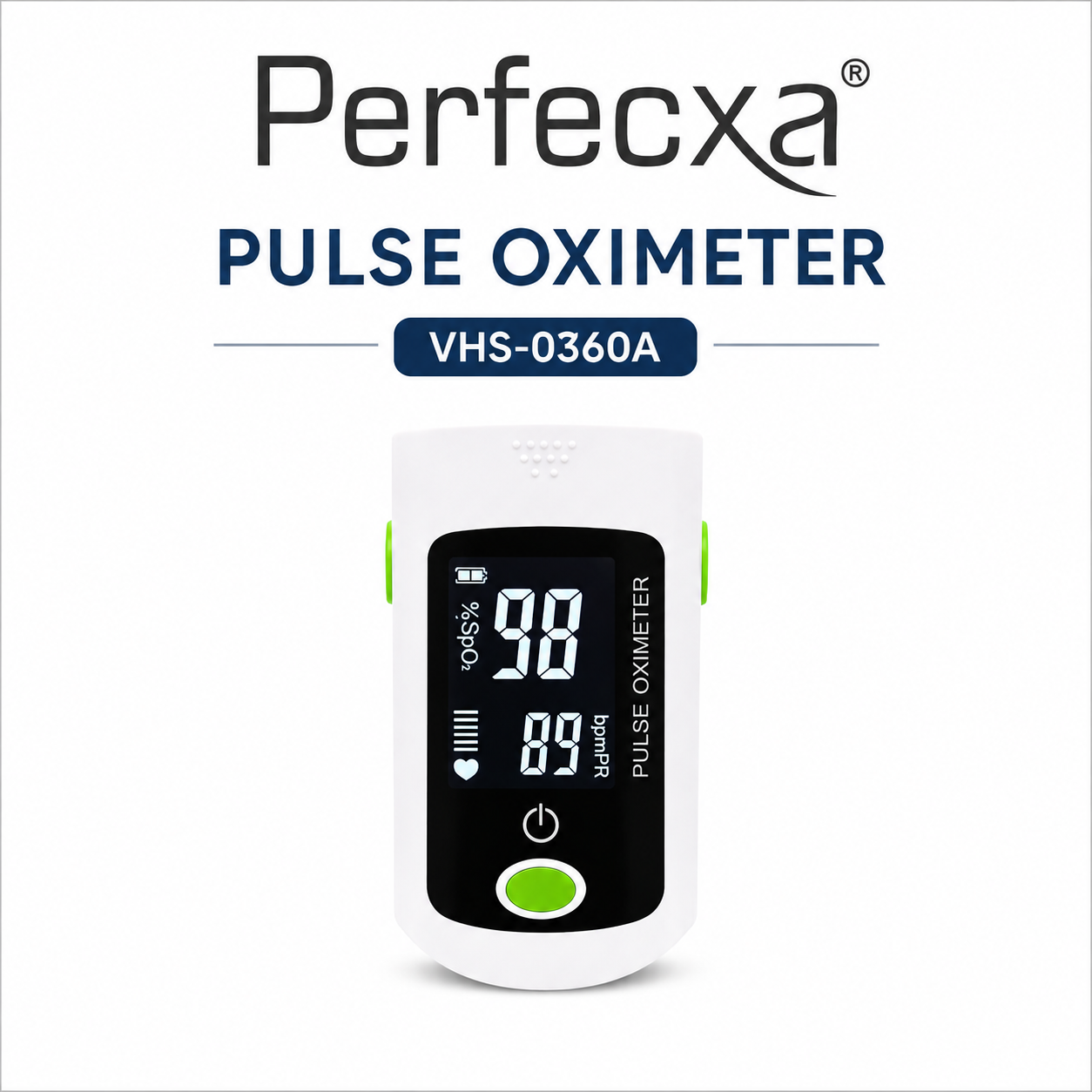Perfecxa VHS-0360A fingertip Pulse Oximeter