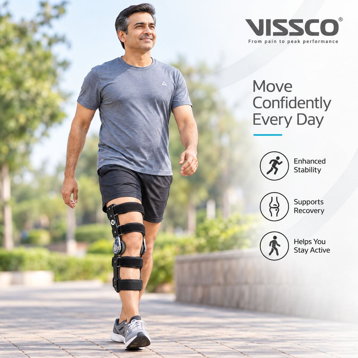 VISSCO ROM Knee Brace