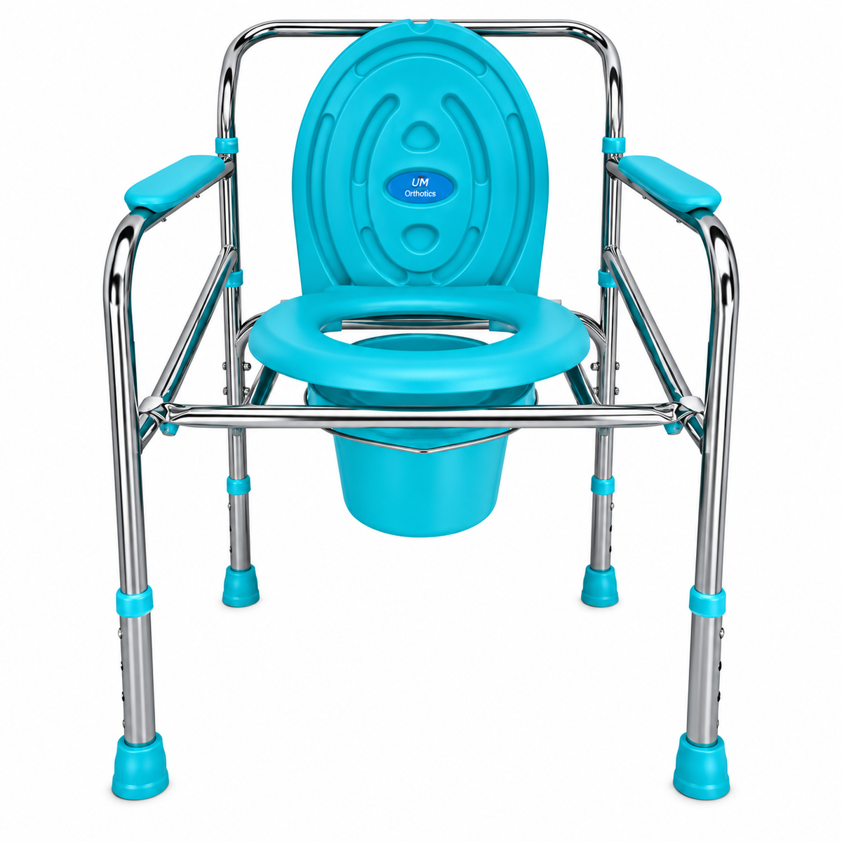 UM Orthotics Commode Chair (Height Adjustable)