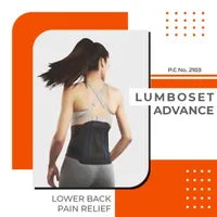 VISSCO PRO Lumboset Advance Belt, Back Support for Back Pain Relief, Disc Herniation, Posture Correction, Ergonomic Design, Breathable & Skin Friendly Material for Men & Women