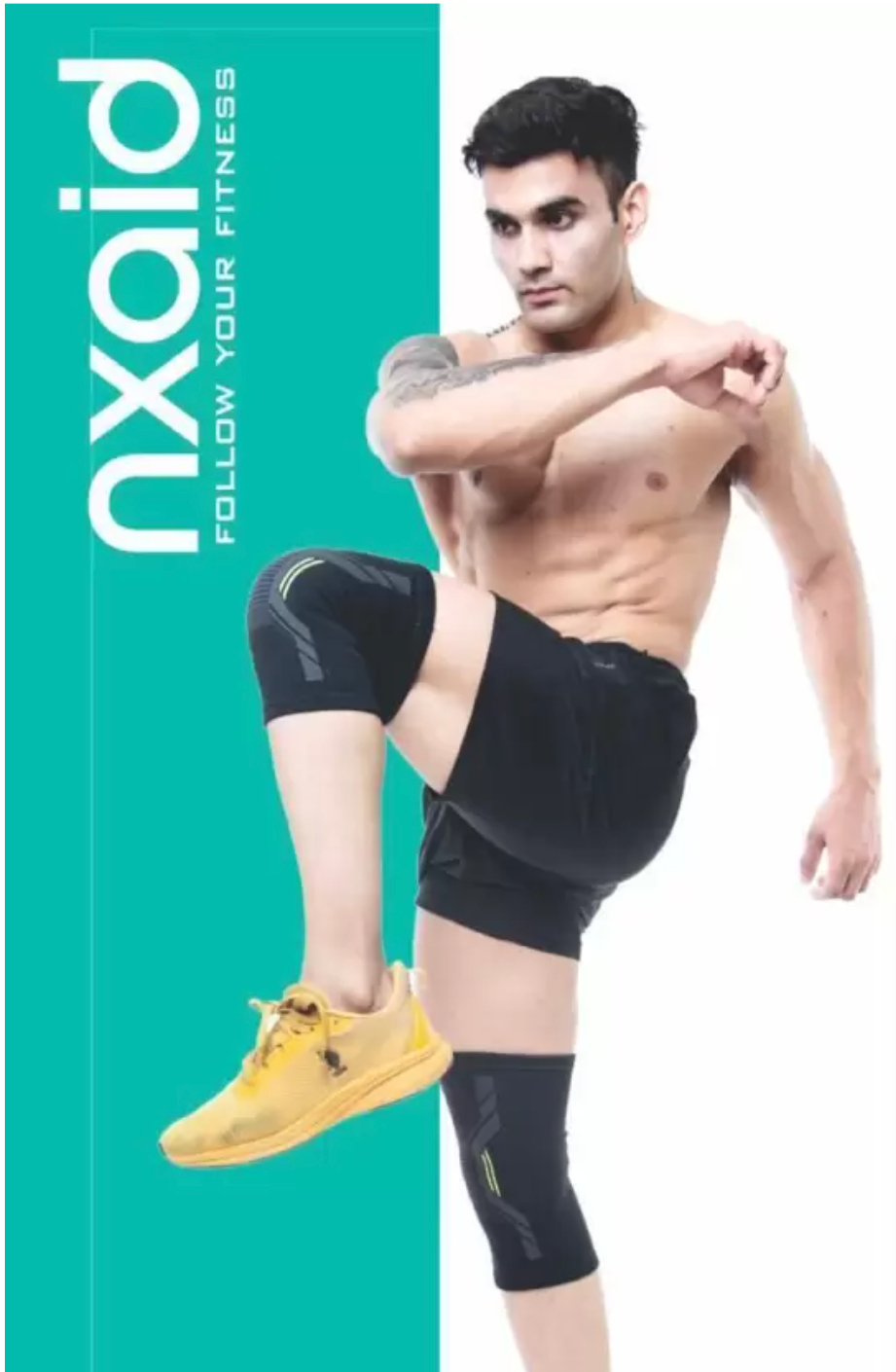 NXAID superior quality Knee-Grip for general support and sports aid