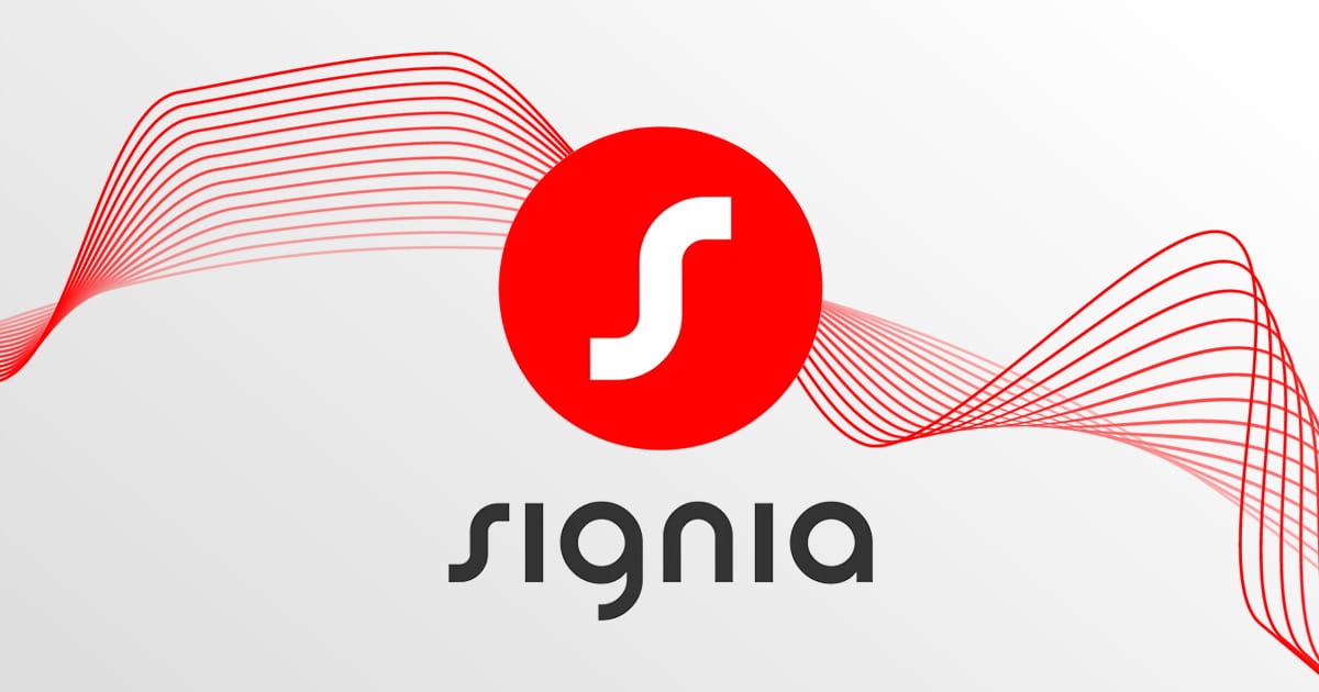 Signia RUN SP BTE behind the ear hearing aid (8 channel Advanced sound amplification)
