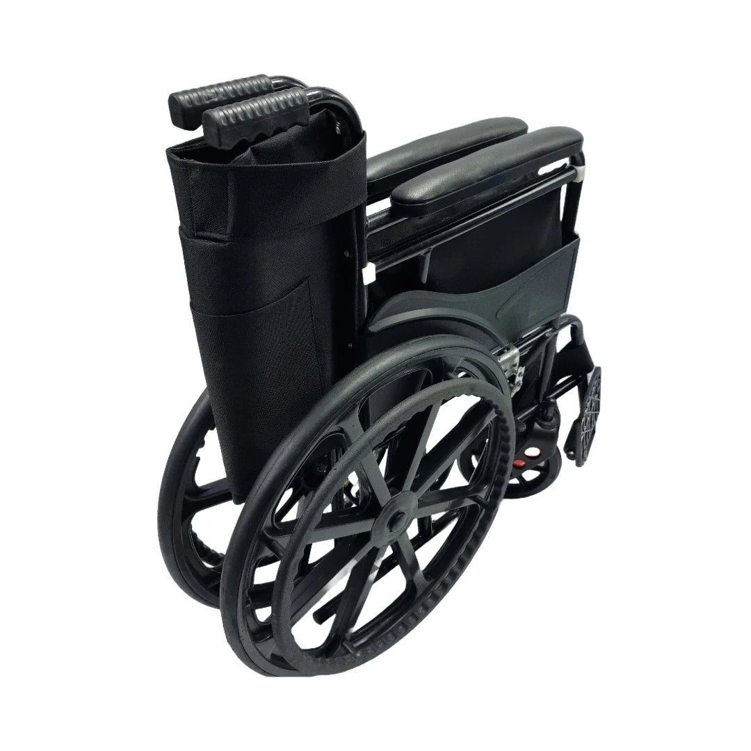 AUDITECH foldable wheelchair with mag wheels for home use, suitable for all adults