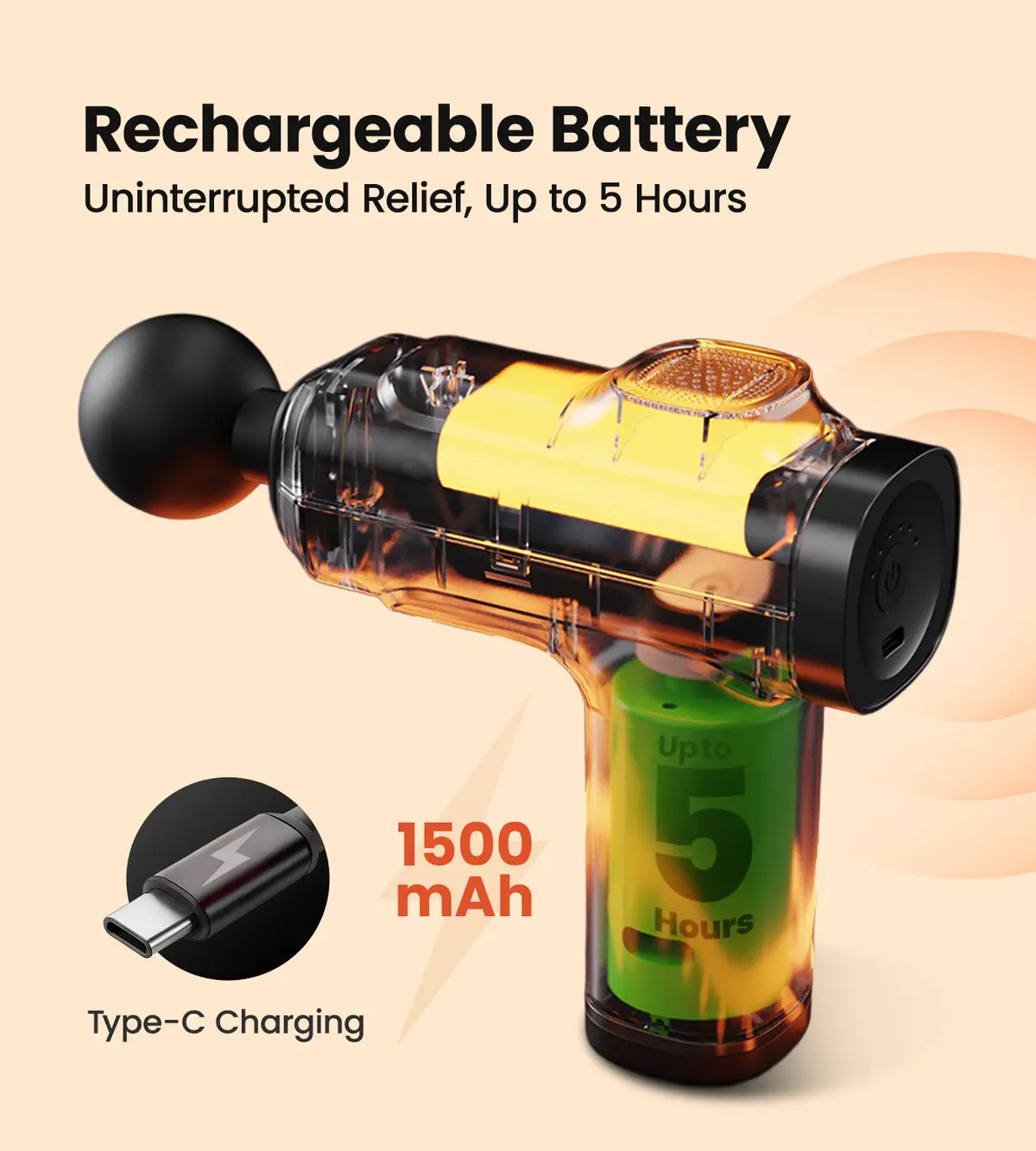 AGEasy Relief Compact Massage Gun