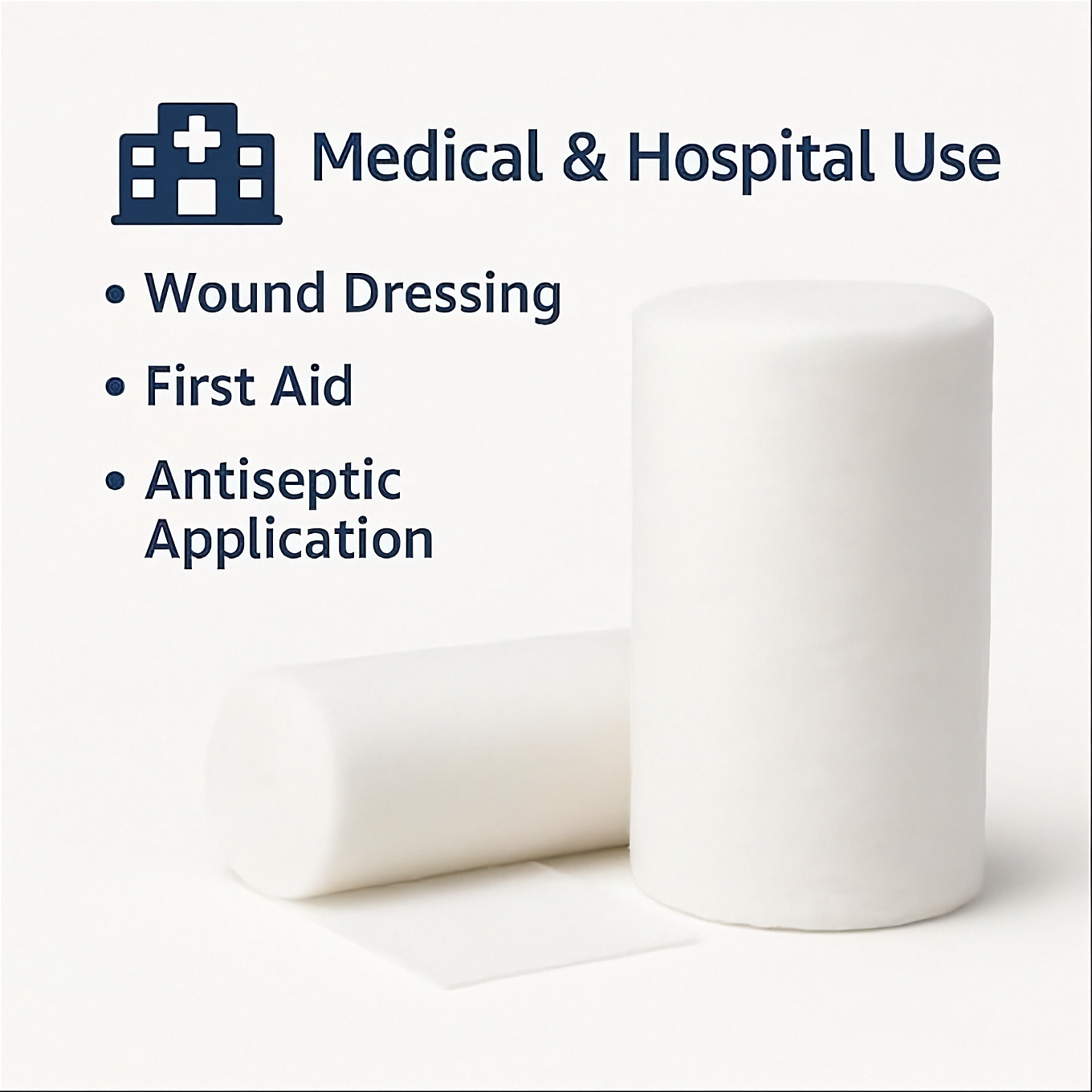 Medical Grade Surgical Cotton Roll (500 gm)