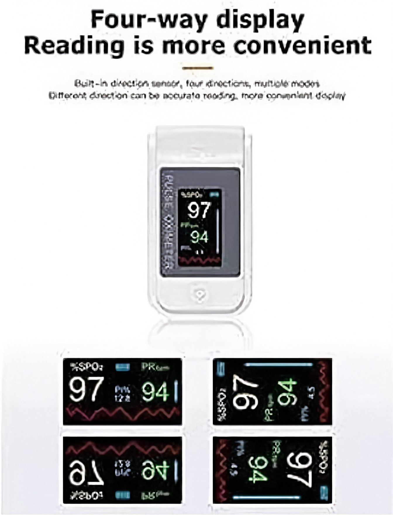 AUDITECH® Pulse Oximeter (SPO2 and Pulse Monitor)