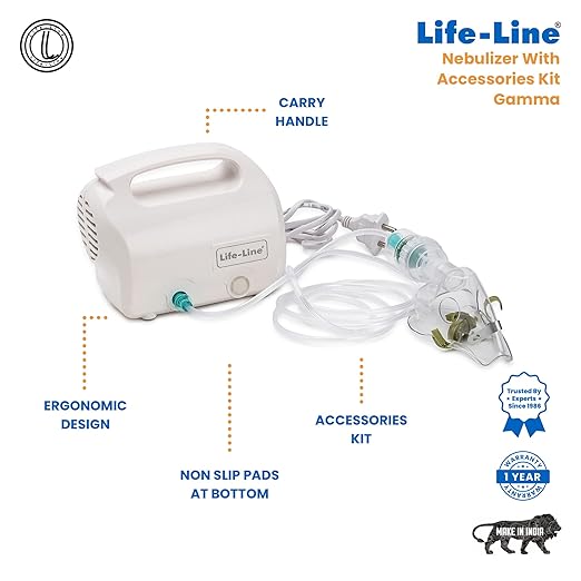 Life-Line GAMMA Compressor Nebuliser with Accessories Kit