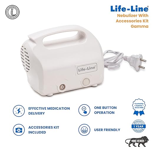 Life-Line GAMMA Compressor Nebuliser with Accessories Kit