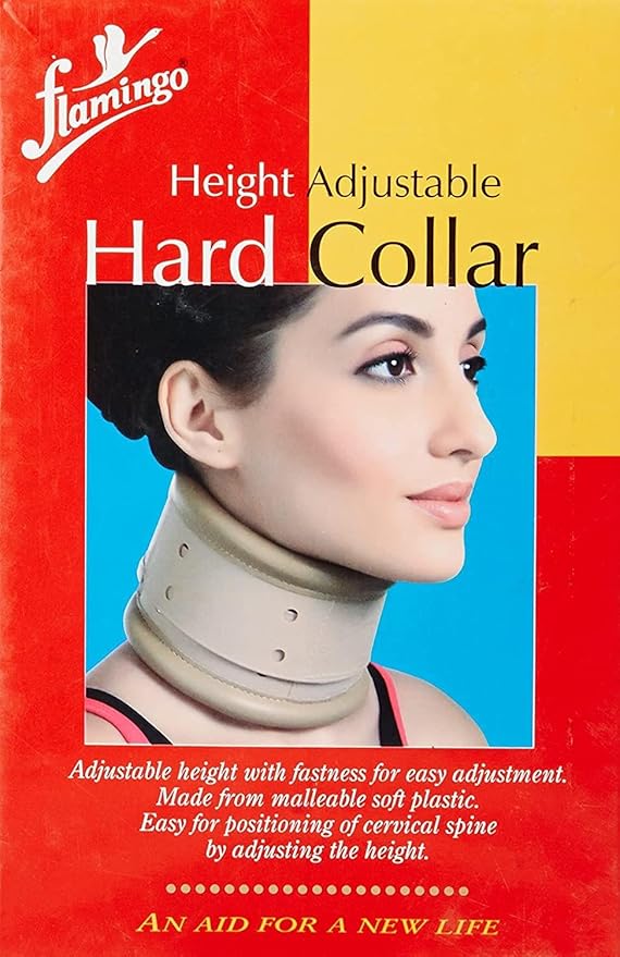 FLAMINGO Cervical Hard Collar (Height Adjustable)