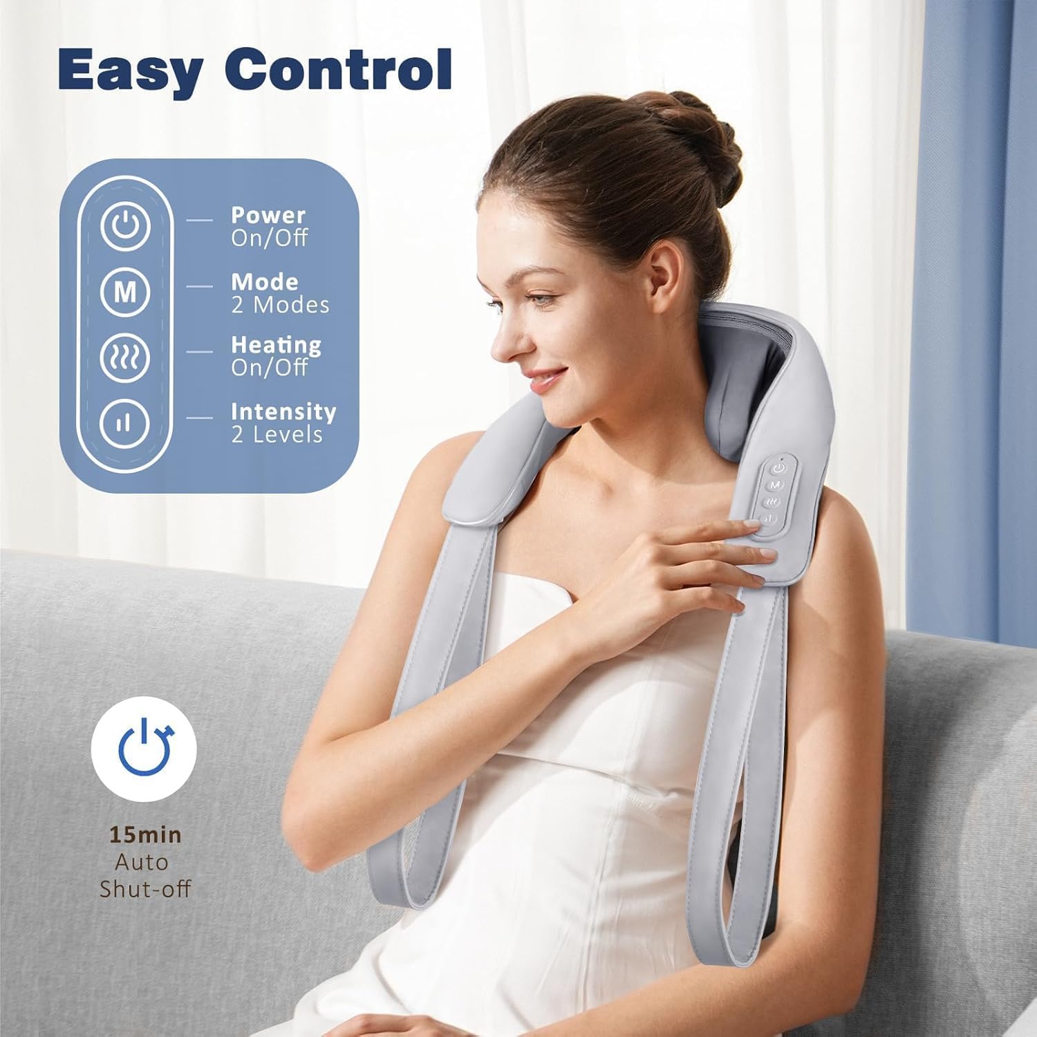 MAXTOP Neck and Shoulder Massager for Cervical Pain Relief
