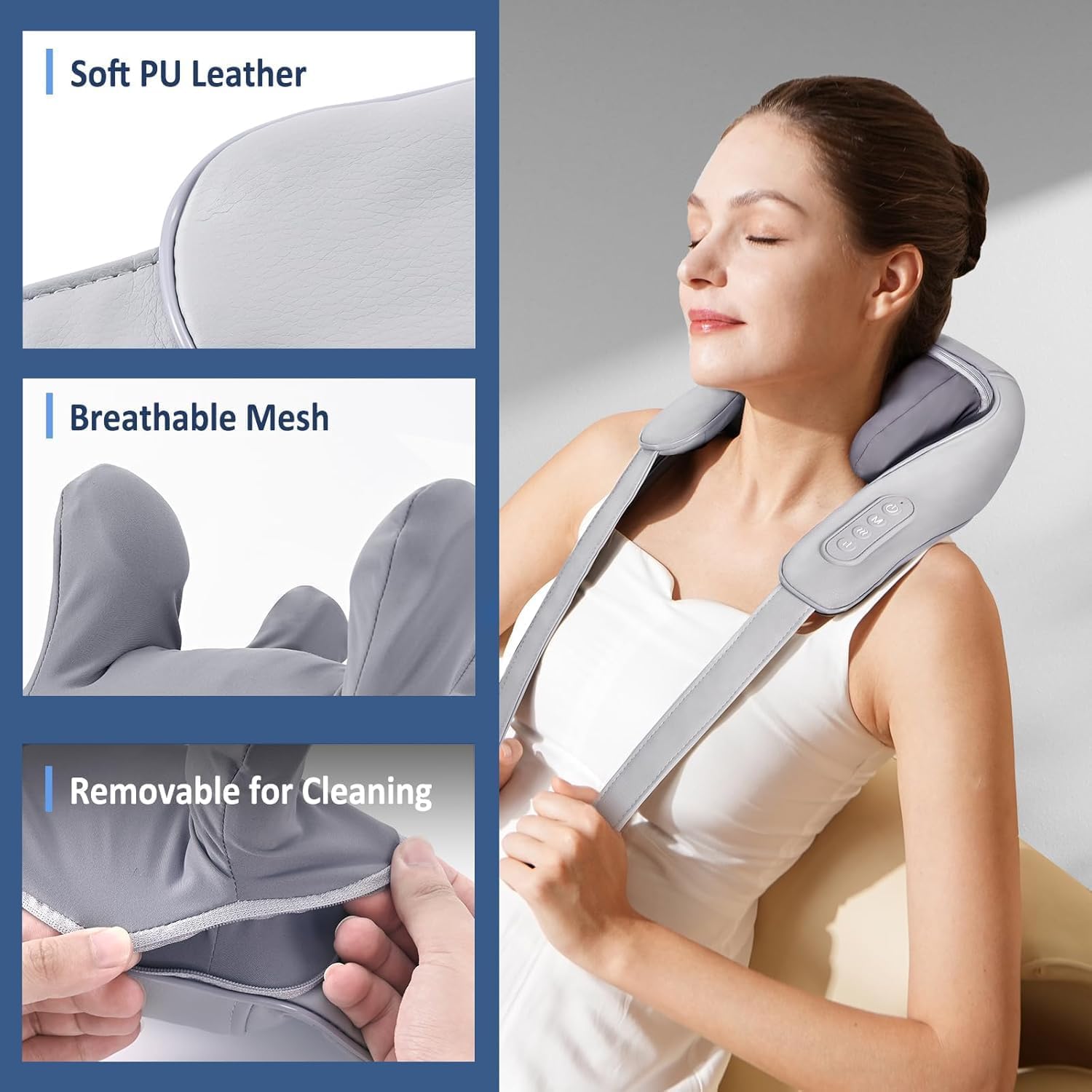 MAXTOP Neck and Shoulder Massager for Cervical Pain Relief