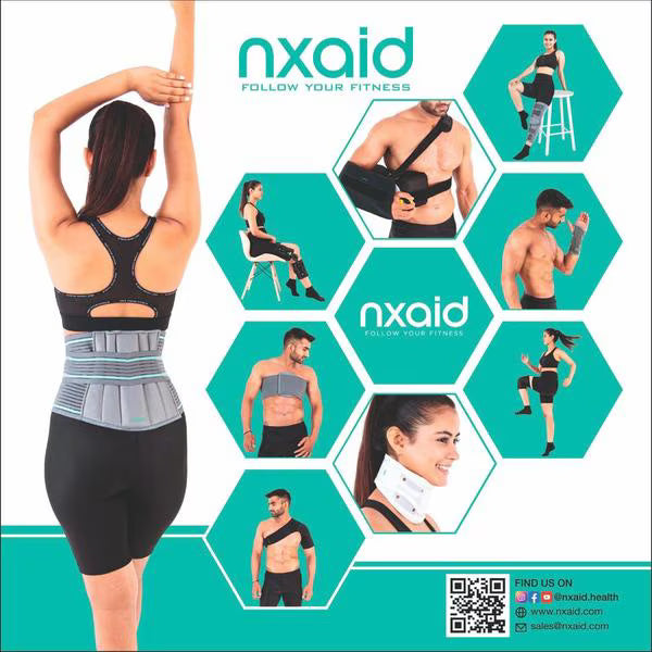 NXAID hinged knee support (drytex material)
