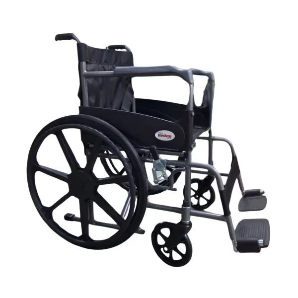 Vissco Rodeo Lite Wheelchair with Mag Wheels for indoor and outdoor use with upto 100kg weight bearing capacity
