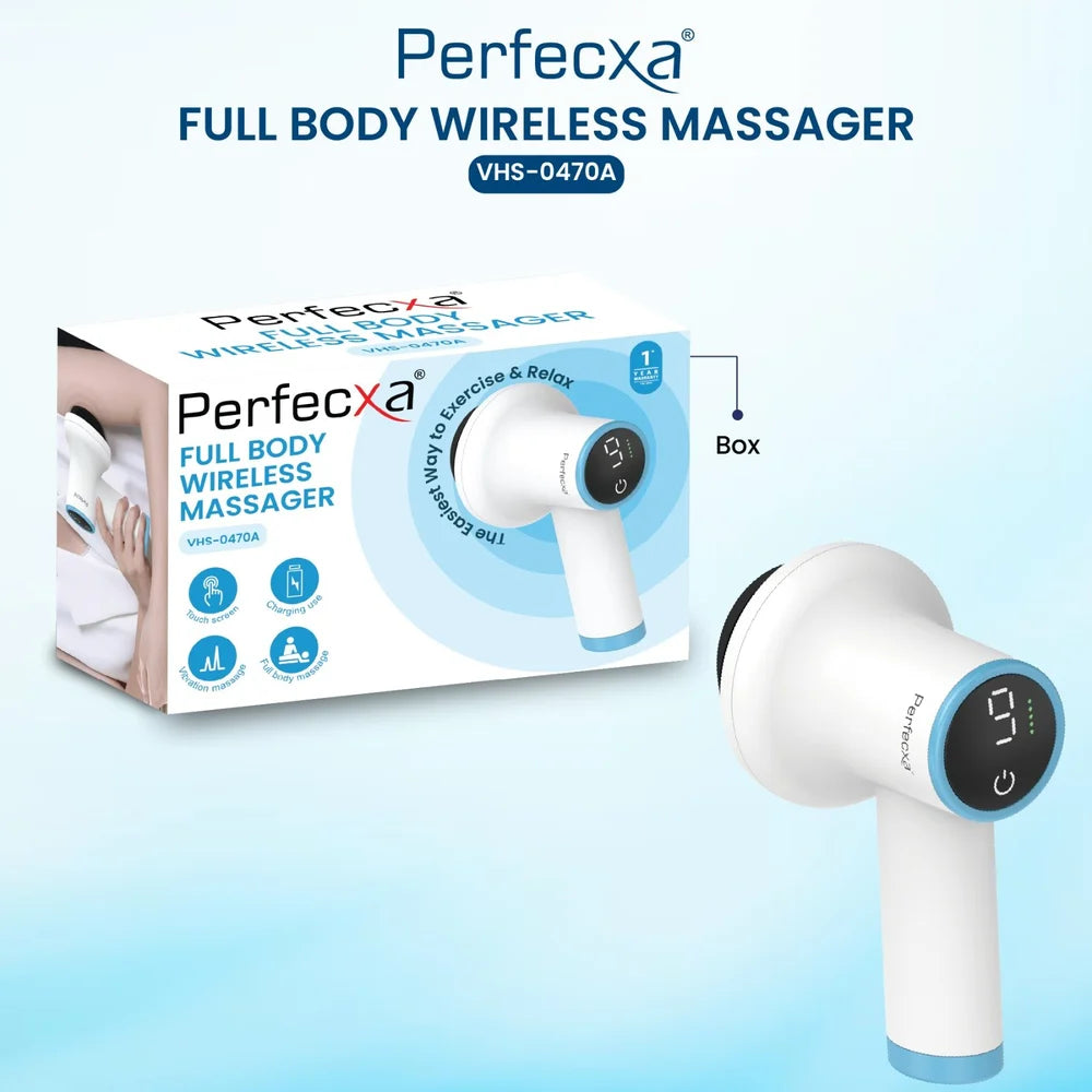 PERFECXA wireless body massager for all body part application, muscle pain relief