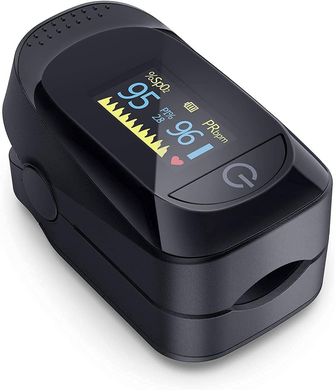 AUDITECH Pulse Oximeter (SPO2 and Pulse Monitor) with multi directional display and auto on-off feature