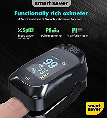 AUDITECH Pulse Oximeter (SPO2 and Pulse Monitor) with multi directional display and auto on-off feature
