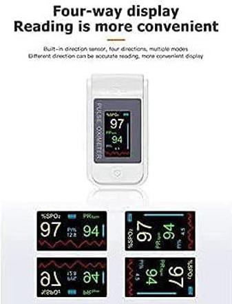 AUDITECH Pulse Oximeter (SPO2 and Pulse Monitor) with multi directional display and auto on-off feature