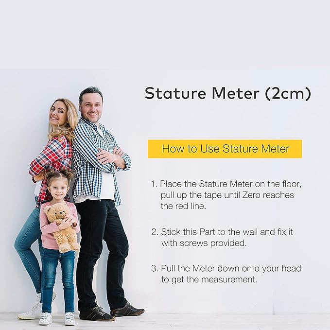 AUDITECH Stadiometer Stature Meter wall mount height measurement scale