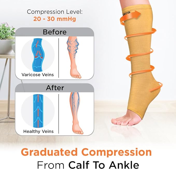 Vissco Medical Compression Stockings Below Knee