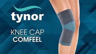 TYNOR Knee Cap (Comfeel) mild support nylon exterior premium knee cap for men and women