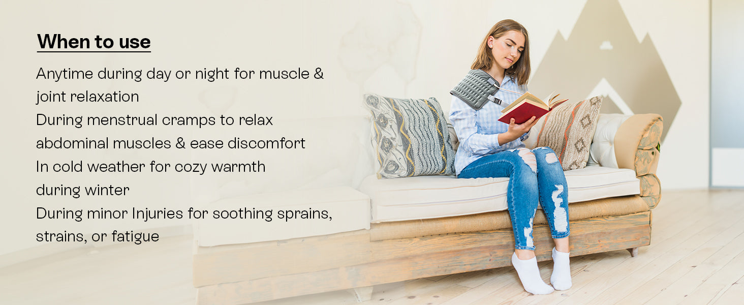 Tynor Electric Heating Pad for pain relief and winters (XL)